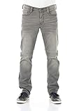 MUSTANG Herren Jeans Real X Oregon Tapered K Stretchhose Jeanshose Sweathose Denim 87% Baumwolle Blau Schwarz Grau (38W / 32L, Light Grey Denim (311))