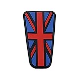 WSNM Motorrad Tankaufkleber 1 Pair Universal Motorrad Protector Side Tank Pad Aufkleber 3D Retro Motorrad Cafe Racer Gummiaufkleber Dekor Für Harley Für Honda (Color : Tank Pad Flag)