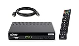 COMAG SL65T2 DVB-T2 Receiver inkl. 3 Monate gratis Freenet TV (Private Sender in Full-HD), PVR Ready, Digital, Full-HD 1080p, HDMI, SCART, Mediaplayer, USB 2.0, 12V tauglich, 1,5m HDMI Kab