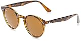 Ray-Ban Unisex RB2180 Sonnenbrille, Braun (Gestell: Havana, Gläser: dunkel braun 710/73), Medium (Herstellergröße: 51)