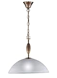 Fischer & Honsel Pendelleuchte Pastille 1x E27 max. 40,0 Watt, altmessingfarben, 68911, 40 x 40 x 130 cm (LxBxH)