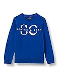 Scotch & Soda Shrunk Jungen Baumwolle mit Rundhalsausschnitt Sweatshirt, 2139 Yinmin Blue, 4