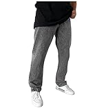 Mingfa.y Herren Hose Jogger Chino Cargo Jeans Hosen Stretch Sporthose Herren Hose mit Taschen Slim Fit Freizeithose mit Große Tasche Thermohose Herren Lange Regular Fit S