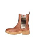 CRICKIT® Chelsea Boot Damen Betty | Hoher Chelsea Boot mit Streifen und Herzchen für Damen aus 100% Leder | Herz mit S