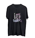 Playboi Carti Rap Music Legend Bunny Face_MA0406 T-Shirt Shirt for Men Man Tshirt T Shirt Für Herren Novelty Tee Shirts, L Black M