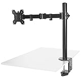 Mix Buzsu Arıtma 360 Grad Swivel-TV-Wandhalterung, Einstellbarer Schreibtisch-Monitor-TV-Stand for 10-22 Zoll LCD-LED-PC. Computerbildschirme TV, bis zu 10kg (Color : Black)