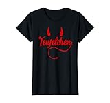 Damen Teufelchen Kostüm Sexy Karneval Engel Teufel Partnerkostüm T-S