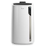 De'Longhi Pinguino PAC EL98 ECO RealFeel mobiles Klimagerät mit Abluftschlauch, Klimaanlage für Räume bis 95 m³, Luftentfeuchter, Ventilationsfunktion, 24h-Timer, Weiß