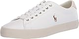 Polo Ralph Lauren Herren Longwood Sneaker, Weiß, 41 EU