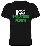 G-graphics Herren T-Shirt I Love Greuther Fürth 078.0243 (S)