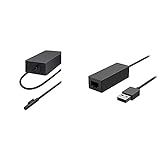 Microsoft TJ3-00002 Surface 25W Power Supply & Surface Ethernet Adapter 3.0, schw