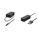 Microsoft TJ3-00002 Surface 25W Power Supply & Surface Ethernet Adapter 3.0, schw