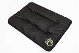 Hobbydog R1 ECOCZA4 Hundebett ECO Schlafplatz Ruheplatz Hundematratze Hundekissen, 90 x 60 cm, L, schw