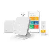 tado° smart home Thermostat (Funk) - Wifi Starter Kit V3+ mit Standfuß - digitale Heizungssteuerung per App für Boiler - Einfache Installation - kompatibel mit Alexa, Siri & Goog