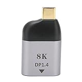 USB-C-auf-DisplayPort-Adapter, Audio DP1.4 Aluminiumlegierung USB-C-auf-DisplayPort-Computeradapter, Plug and Play, für USB-C-Videoausgabeg
