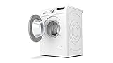 Bosch WAN281KA2 Serie 4 Waschmaschine, 7 kg, 1400 UpM, AquaStop Schutz gegen Wasserschäden, EcoSilence Drive leiser und effizienter Motor, NightWash extra leises Programm, Nachlegefunk