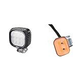 HELLA 1GA 357 109-002 LED-Arbeitsscheinwerfer - Valuefit S3000 - 12/24/48V - 3000lm & 8KB 990 299-011 Kabelsatz, Arbeitsscheinwerfer - Stecker: DEUTSCH Stecker - Kabel: 2000