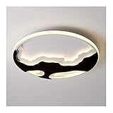 GPZ-Deckenbeleuchtung Deckenleuchte Moderne Kreativität Deckenleuchten, 30 / 36W LED Dimmen Schmiedeeisen Acryl, Wohnzimmer Dekor Schlafzimmer Studie Hotel Beleuchtung [Energieklasse A++]