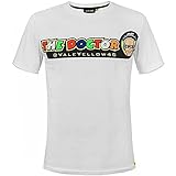 Valentino Rossi Vrmts305506002 T-Shirt, Vr46, The Doctor Herren, weiß, M 104 cm/41 in C