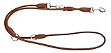 Kerbl 81098 Rundleder-Führleine Roma 200 cm, 8 mm, cog