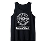 Lustiger Nerdy Eisenrad Wissenschaft Papa Witz Chemie Lehrer Tank Top