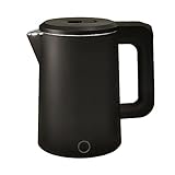 ZYBW 1.0L kabelloser Wasserkocher elektrisch,kompakter elektrischer Wasserkocher,Edelstahlkessel mit britischem Strix-Controller,automatische Abschaltung und Trockenkochschutz,2 M