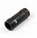 WSMKSZ Fernrohr Monokular Monokular 8x18mm Teleskop (Farbe: schwarz) (Farbe : Schwarz)