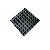 CShuiQing-Anti-Lärm Farbe Square Sound-absorbierende Baumwolle, Pyramiden-tonaufnahme Akustische Behandlung Fliesen Schallisolierung Studio-schaumstoffe Für Studio Ktv 10pcs(Size:50*50*5CM,Color:B)