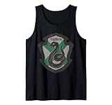 Harry Potter Slytherin Crest Flat Tank Top