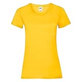 Fruit of the Loom - Lady-Fit Valueweight T - Modell 2013 L,Sunflow