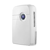 Elektrischer Luftentfeuchter, 2500 ml tragbarer kleiner Dehumidifier mit LED-Anzeige und automatischer Abschaltung, Schlafmodus, ultraleiser Entfeuchter für Keller Feuchtigkeit in Haus, Küche, S