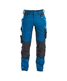 DASSY® Dynax Bundhose mit Stretch und Kniepolstertaschen DASSY D-FLEX PESCO 41 AZURBLAU/ANTHRAZITGRAU 52