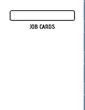 JOB CARD: SERVICE, MECHANIC, TECHNICIAN JOB CARD BOO