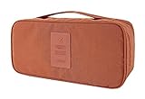 Organizer - Tasche - Clutch - Tasche - Reise - reißverschluss - Tasche - Kosmetiktasche - dokumentenhalter - Tricks - Hellbraun - Handy - originelle für mädchen - Frau - hervorrag