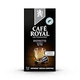 Café Royal Ristretto 100 Nespresso®* kompatible Kapseln (aus Aluminium, Intensität 9/10) 10er Pack (10 x 10 Kaffeekapseln)