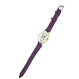 MICHAELA BLAKE Quarz-Uhr-Frauen-Mann-Punkschädel-Analog-Uhr-Leder-Band-Quarz-Armbanduhr L