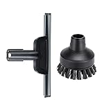 DA QING Staubsaugerzubehör 2 PCs passen für Karcher- Reinigungsmaschine SC1 SC2 SC3 SC4 SC5 SC7 CTK10 CTK20 Zubehör Ersatzbürste Spiegel Pinselkopf Heim (Color : Zwart)