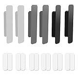 6 Stück Selbstklebende Türgriffe Weiß Sofortig Türgriff Abs-Kunststoffgriff Startseite Türgriffe Kunststoffgriff zum Kleben Türgriffe Schrank zum Kleben für Türen und Fenster Schränke Schub