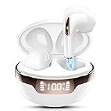 Bluetooth 5.2 Kopfhörer, Wasart in Ear Kopfhörer Kabellose mit HiFi Stereo Sound, IPX7 Wasserschutz in Ear Ohrhörer Bluetooth Earbuds, LED Digitalanzeige, Eingebautes Mikrofon, 40 Stunden Sp