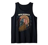 Until Valhalla Viking US Flag Vintage Shirt-Til Valhalla Tank Top
