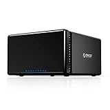 ORICO 8 Bay festplattengehäuse Externe Festplatte, Aluminium 3,5 Zoll USB 3.0 zu SATA III HDD SSD Dockingstation Bis zu 128 TB