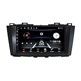 JAYLONG Autoradio kompatibel mit Maz-da 5 2010-2015 Radio Navigation Android 10.0 DSP Carplay IPS Touchscreen Mirrorlink BT 4G WiFi SWC mit Review-Kamera (8 core 4G+WiFi 3G+32G)