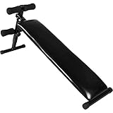 GORILLA SPORTS® Sit Up Bank - Klappbar, 3-Fach Verstellbarer Winkel und 4-Fach Verstellbare Beinfixierung, bis 120kg Belastbar, aus Stahl - Bauchtrainer, Trainingsbank, Rückentrainer, Fitnessbank