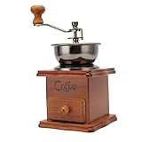 Handkaffeemühle, Vintage-Stil, zartes Holz, sichere Rutschfestigkeit, Kaffee-Handmühle für Milchtee-Shop
