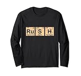 Rush (Ru-S-H) Periodensystem Elements Shirt Lang