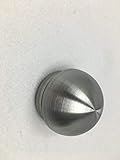Edelstahl Handlauf Wandhandlauf V2A Wand Geländer Treppe Griff Stange Brüstung (Abdeckung rund)