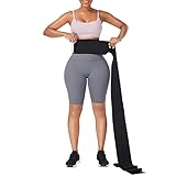 FeelinGirl Taillentrainer für Frauen Snatch Bandage Bauchschweißwickel Plus Size Workout Waist Trimmer für Gym Sp