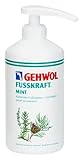 GEHWOL Fusskraft Mint, Kühlender Fußbalsam erfrischende Fußcreme, 500 ml mit Sp