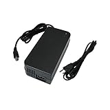 Trade-Shop eBike Netzteil 42V 4A Ladegerät Ladekabel für 36V Akkus mit 10,45mm x 8,50mm 1Pin-Anschluss Stecker aktiver Lüftung für 36V Akkus Prophete Alu Trecking Mifa Rex Prophete Aldi L