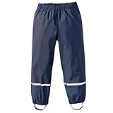 DeaAmyline Regenhose Kinder Wind- und wasserdichte Atmungsaktiv Buddelhose Matschhose für Mädchen Jungen O